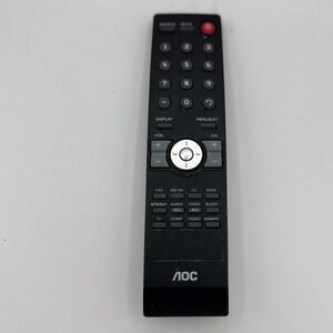 AOC RC2491801/01 TV Remote Control for LCD LED Television Black Replacement